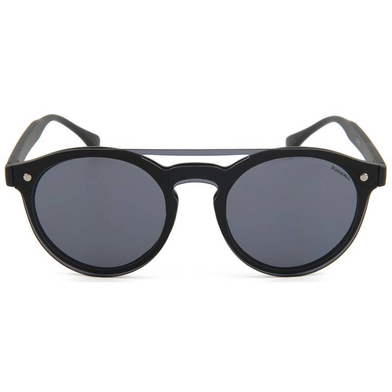 gafas de sol color negro mate con lente color negro - Bridge Black de Sunwall