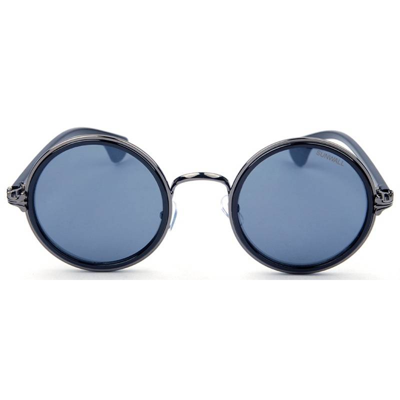 owen black round sunglasses