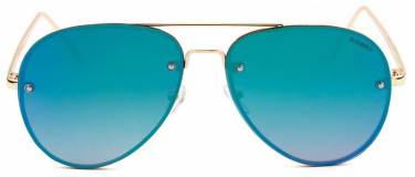 gafas de sol aviador lente azul espejo